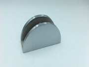 Fixed Bracket - Suit 8mm Glass - Satin Chrome
